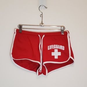 Red Board Shorts San Diego Life Guard